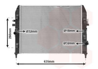 Radiator, engine cooling 27002205 International Radiators