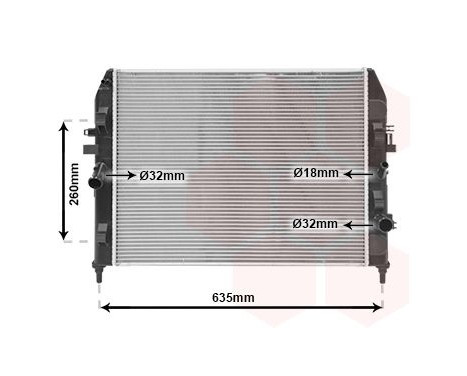 Radiator, engine cooling 27002205 International Radiators