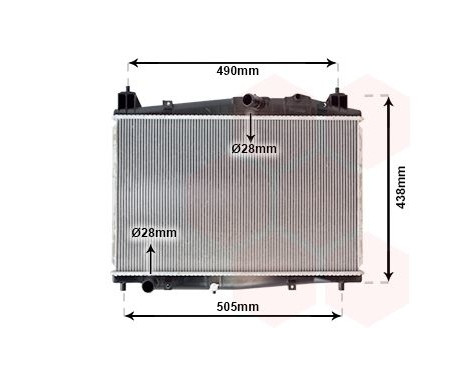 Radiator, engine cooling 27002229 International Radiators, Image 2