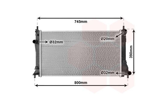 Radiator, engine cooling 27002249 International Radiators, Image 2