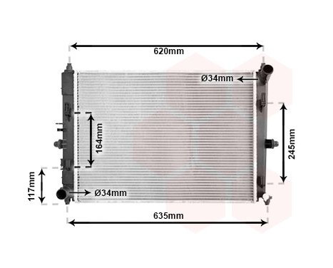 Radiator, engine cooling 27002288 International Radiators
