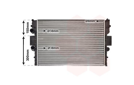 Radiator, engine cooling 28002087 International Radiators, Image 2