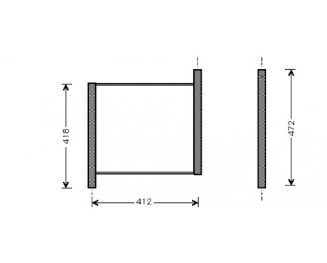 Radiator, engine cooling 29002002 International Radiators