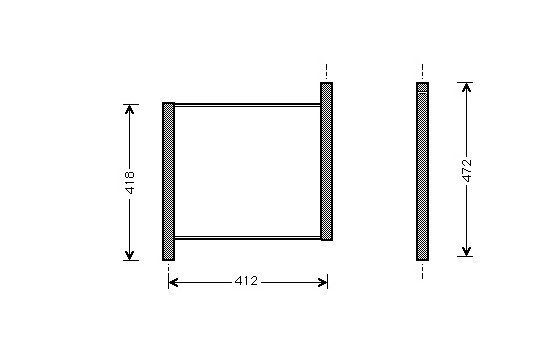 Radiator, engine cooling 29002002 International Radiators