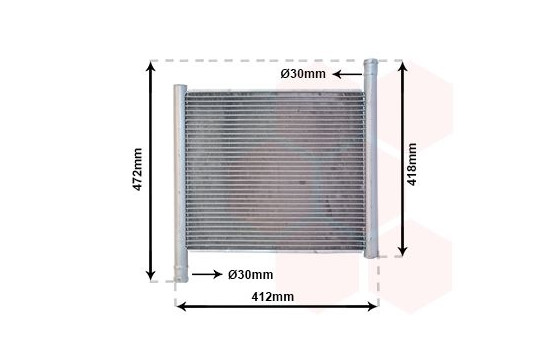 Radiator, engine cooling 29002002 International Radiators, Image 2