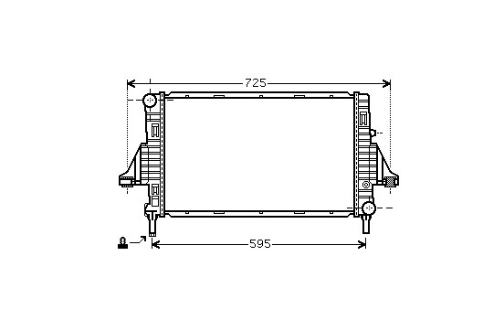 Radiator, engine cooling 29002006 International Radiators