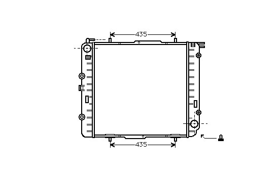 Radiator, engine cooling 30002038 International Radiators