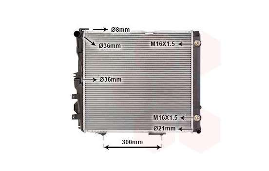 Radiator, engine cooling 30002072 International Radiators, Image 2