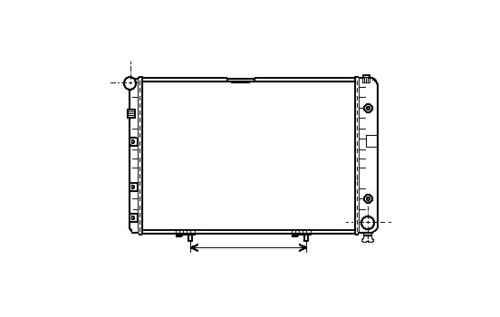 Radiator, engine cooling 30002077 International Radiators