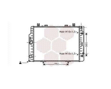 Radiator, engine cooling 30002132 International Radiators, Image 2