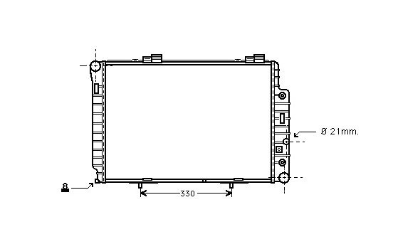 Radiator, engine cooling 30002147 International Radiators