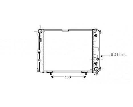 Radiator, engine cooling 30002162 International Radiators