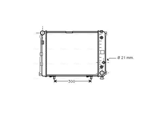 Radiator, engine cooling 30002162 International Radiators, Image 2