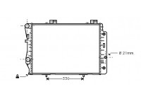 Radiator, engine cooling 30002173 International Radiators