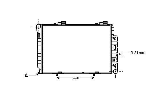 Radiator, engine cooling 30002174 International Radiators