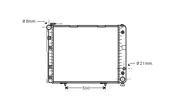 Radiator, engine cooling 30002178 International Radiators