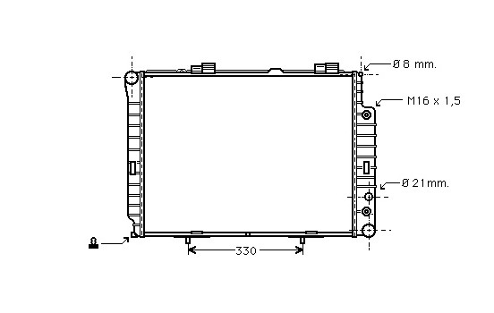Radiator, engine cooling 30002189 International Radiators
