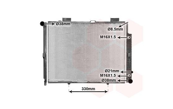 Radiator, engine cooling 30002189 International Radiators, Image 2