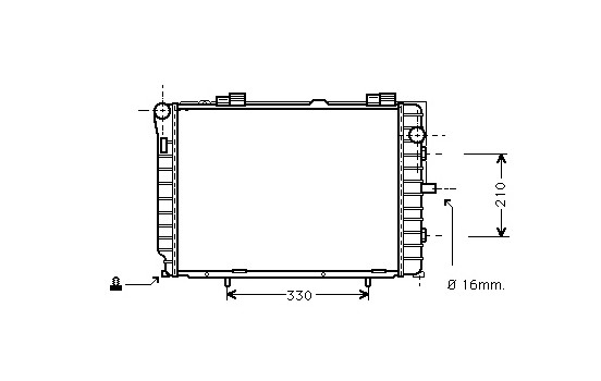 Radiator, engine cooling 30002229 International Radiators