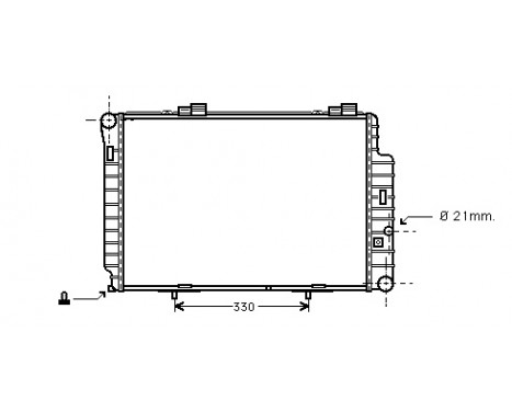 Radiator, engine cooling 30002234 International Radiators