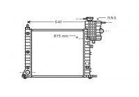 Radiator, engine cooling 30002264 International Radiators