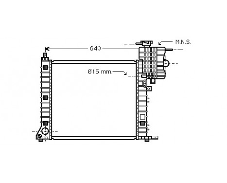 Radiator, engine cooling 30002264 International Radiators