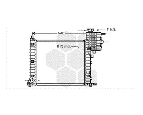 Radiator, engine cooling 30002264 International Radiators, Image 2