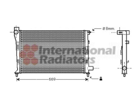 Radiator, engine cooling 30002281 International Radiators, Image 2