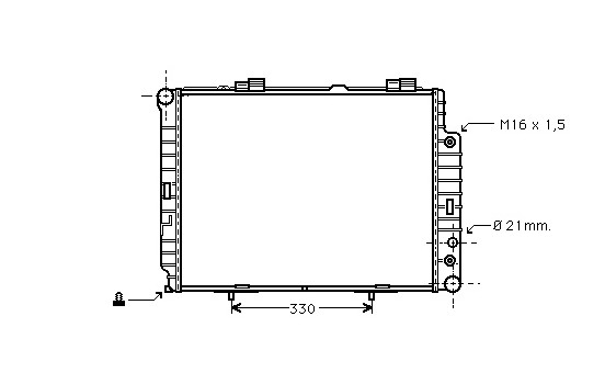Radiator, engine cooling 30002283 International Radiators