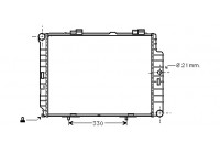 Radiator, engine cooling 30002287 International Radiators