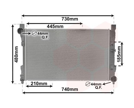 Radiator, engine cooling 30002288 International Radiators, Image 2