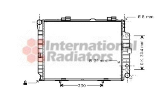Radiator, engine cooling 30002305 International Radiators, Image 2