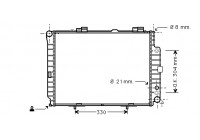 Radiator, engine cooling 30002305 International Radiators