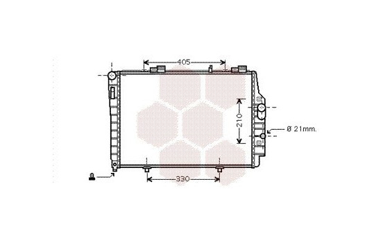 Radiator, engine cooling 30002337 International Radiators, Image 2