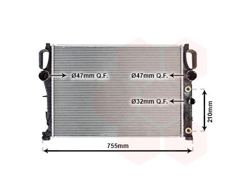 Radiator, engine cooling 30002342 International Radiators