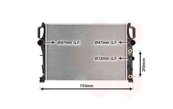 Radiator, engine cooling 30002342 International Radiators