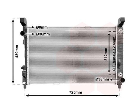 Radiator, engine cooling 30002364 International Radiators