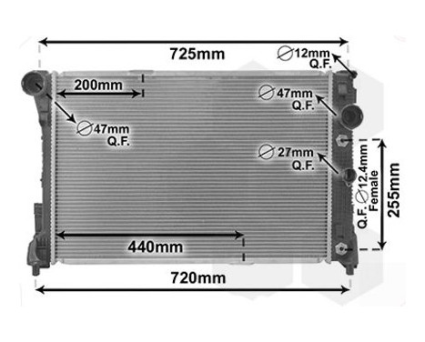 Radiator, engine cooling 30002452 International Radiators