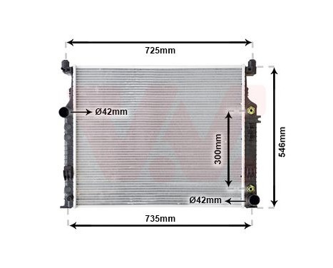 Radiator, engine cooling 30002458 International Radiators