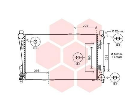 Radiator, engine cooling 30002589 International Radiators