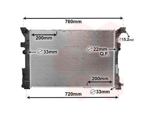 Radiator, engine cooling 30002652 International Radiators