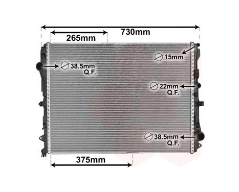 Radiator, engine cooling 30002667 International Radiators