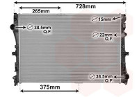 Radiator, engine cooling 30012702 International Radiators