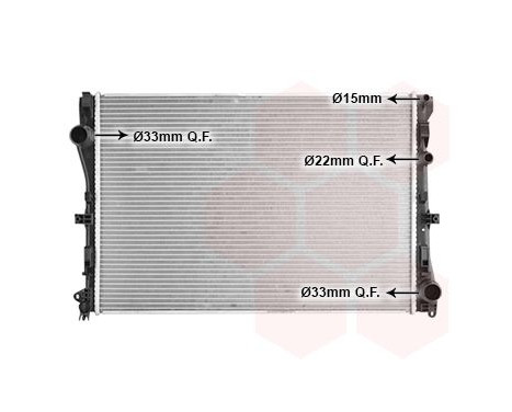Radiator, engine cooling 30012719 International Radiators