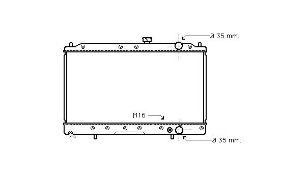 Radiator, engine cooling 32002018 International Radiators