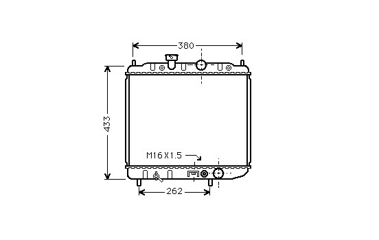 Radiator, engine cooling 32002036 International Radiators, Image 2
