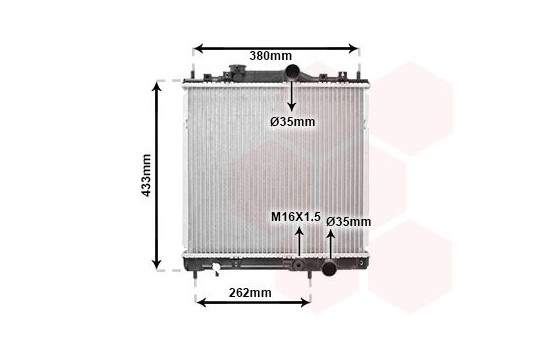 Radiator, engine cooling 32002036 International Radiators