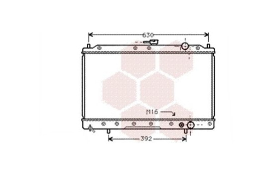 Radiator, engine cooling 32002043 International Radiators, Image 2