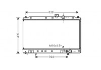 Radiator, engine cooling 32002064 International Radiators