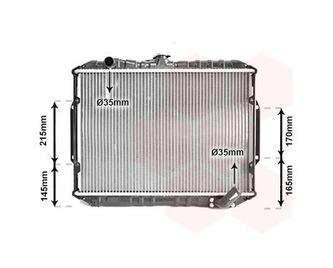 Radiator, engine cooling 32002066 International Radiators, Image 2